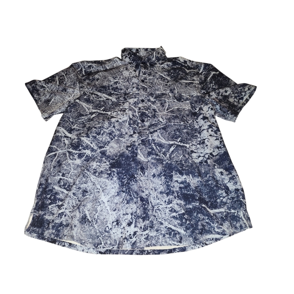 Racks & Reels Fishing Shirt Mens Medium